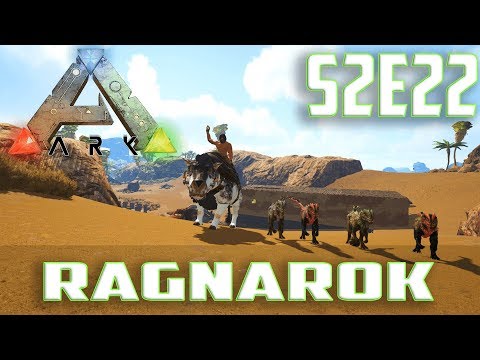 Let's Play ARK: Survival Evolved (Single Player Ragnarok)Ep.22-Dilo,Dodo & Daeodon Taming