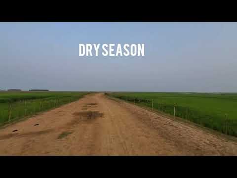 বর্ষা এবং শুকনো মৌসুমে হাওরের ভিন্ন ভিন্ন রুপ। Seasonal Variation in Haor