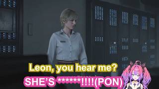 Kikirara Vivi's down bad for Leon in RE9 part 4【Eng Sub / RE9 Spoiler Alert / hololive】