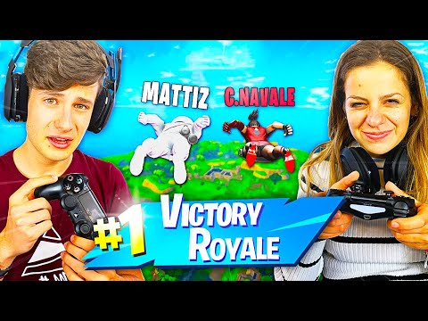 GIOCO con la MIA RAGAZZA a FORTNITE per la PRIMA VOLTA!! (Possiamo #1 Vincere?) *FINALMENTE*