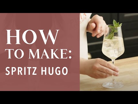 How to make a Hugo spritz cocktail