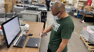 Homeboy Electronics Recycling: Process of refurbishing a laptop