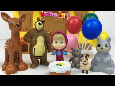 GESCHICHTE MIT MASCHA UND DER BÄR - MASHA'S HOUSE - ÜBERRASCHUNGSGEBURTSTAGSPARTY
