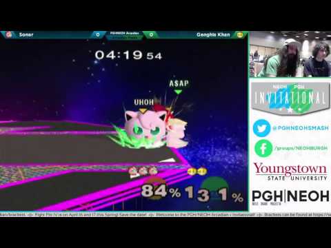 Arcadian | IHaveSonar (Puff) vs. Genghis Kahn (Peach, Luigi) | Pools