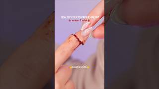 Comment a 🩸 if you want a DIY fake blood &amp; scar wax recipe!🖤 #easymakeup #sfxmakeupartist