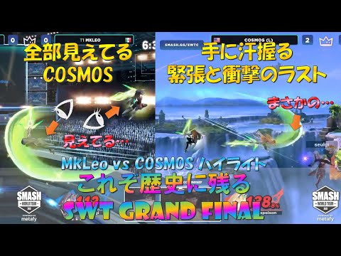 「世界TOPはフォトンエッジが見える」MkLeo vs COSMOSのSWT決勝、最後までどちらが勝つか分からない神試合【スマブラSP】