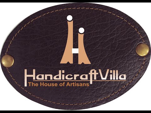 Handicraft villa handmade vintage leather hand bag, packagin...