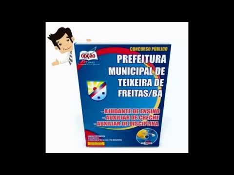 Apostila Concurso Teixeira de Freitas 2015 - Ajudante Ensino, Auxiliar de Creche e Disciplina