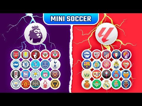 Premier League Meets La Liga! Marble Mini Soccer Rivalry Begins