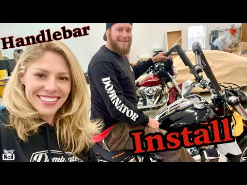 Dominator Industries Ape Hanger Install 2024 Harley Davidson Breakout Build