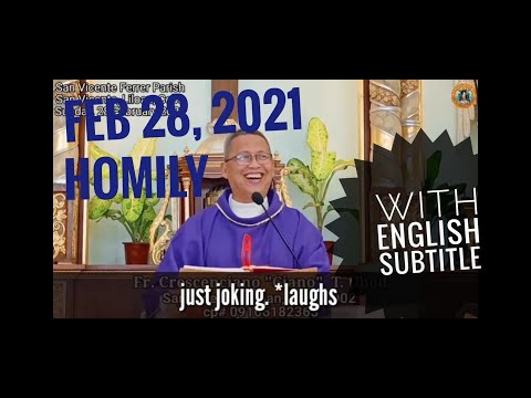 How to be God's favorite | February 28, 2021 Homily with ENGLISH SUBTITLE