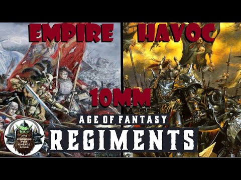One Page Rules -Human Empire vs Havoc Warriors : Age of Fantasy Regiments 10mm 3000 points