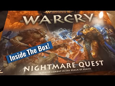 Unboxing Nightmare Quest - A Good Starting Point For Warhammer Age Of Sigmar: Warcry?