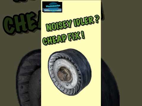 How to make noisy idler pulleys quiet for cheap!