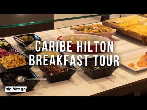 Caribe Hilton Breakfast Restaurant Tour (Nectar Del Caribe) in San Juan, Puerto Rico