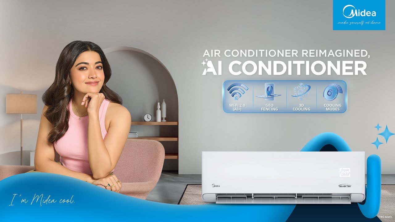 Midea AI Conditioner Ad | Rashmika
