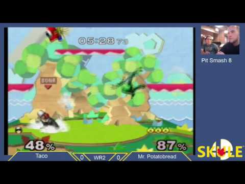 Pit Smash 2.8 Melee - Mr. Potatobread(Sheik) vs taco(C. Falcon)