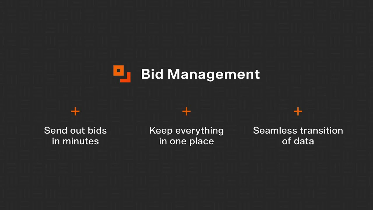 Procore Tender Management Production