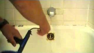 How To Snake Out A Bathtub Drain