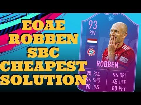END OF AN ERA ROBBEN SBC CHEAPEST SOLUTION - FIFA 19 ULTIMATE TEAM