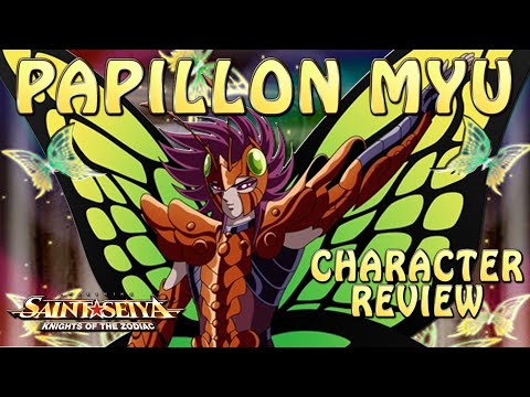 PAPILLON MYU!! FULL CHARACTER REVIEW FOR THE NEW SOLO KING!! Saint Seiya Awakening