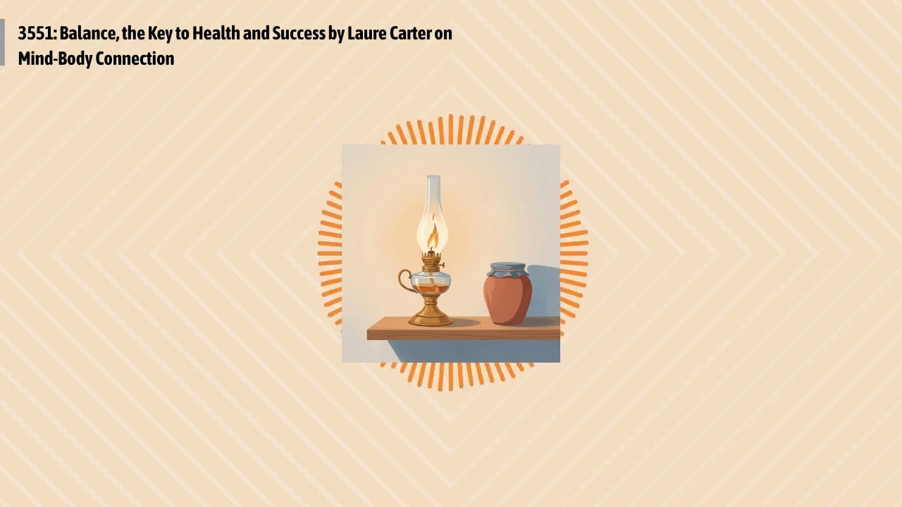 3551: Balance, the Key to Health and Success by Laure Carter on Mind-Body Connection | Optimal...