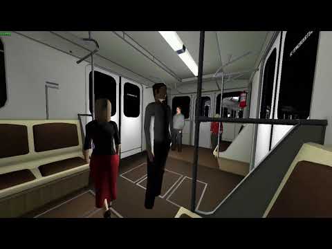Garry's Mod Metrostroi: Поездка по НВЛ в роли пассажира