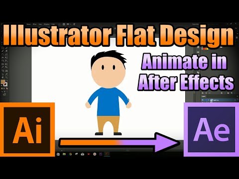 ANIMATE ILLUSTRATOR FILE IN AFTER EFFECTS! Tutorial - Part 1