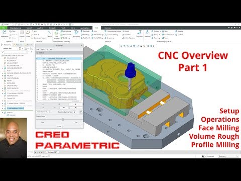 Creo Parametric Manufacturing - CNC Machining Overview [Part 1]