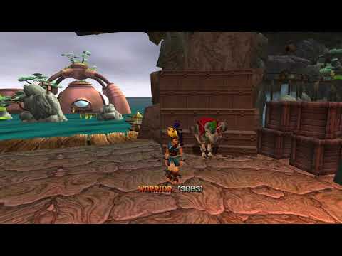 When you switch the language to Japanese on the crying soldier in Jak and Daxter