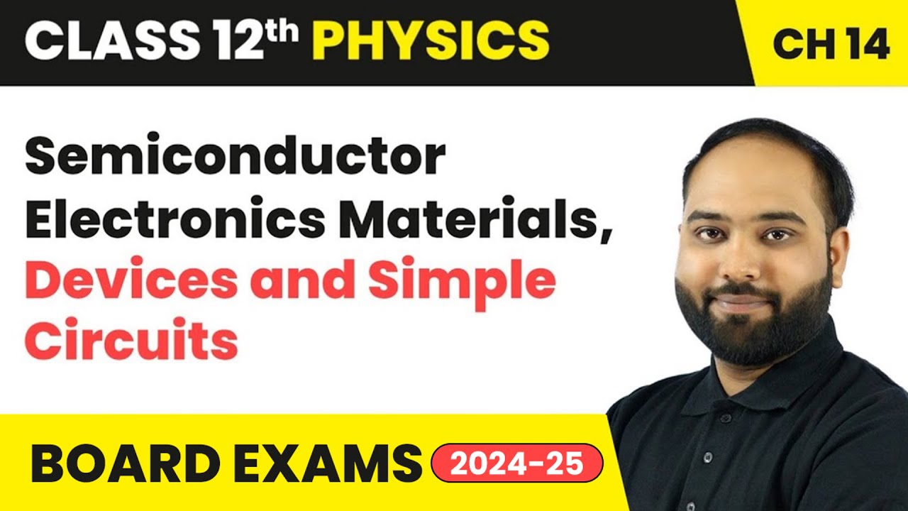 Introduction of Semiconductor Electronics Materials, Devices and Simple Circuits | Class 12 Physics
