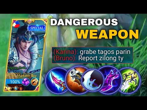 YOU WILL HAVE A NERF IF MOONTON KNOW!! (wtf damage) | ZILONG 1 HIT DELETE🔥 ZILONG BEST BUILD 2022