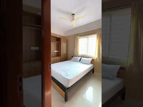 Video thumbnail for A403: Fully furnished 1 BHK Flat for rent in Whitefield | Kots Deux