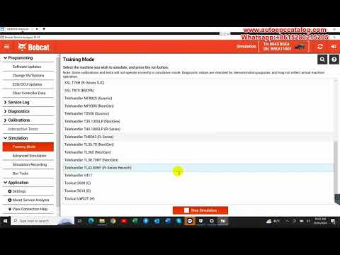 Service Analyzer 91.15 for Bobcat Diagnostics