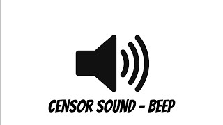 Censor Beep Sound Effect