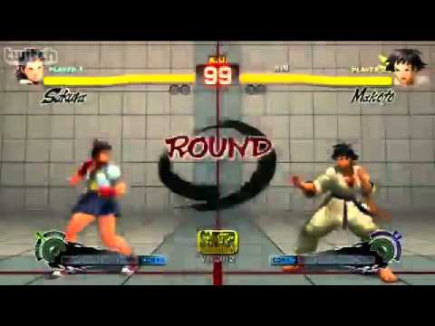 TGS 2013 - Juso (Sakura) vs. Haitani (Makoto) - Capcom Cup AE Semi Final