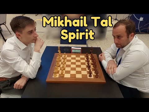 When Daniil Dubov Showed Mikhail Tal's Sacrifices Style Against Giga Quparadze