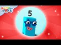 Holes | Full Episode - S1 E14 | Numberblocks (Level 1 - Red 🔴)