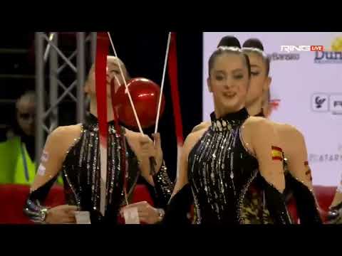 Group Spain 2 Balls 3 Ribbons Final World Cup Sofia 2022