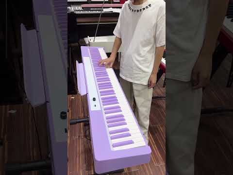Purple looks really temperamental. #factory #digitalkeyboard #digitalpiano #keyboard #electricpiano
