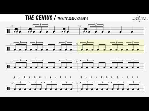 The Genius - Trinity Drums 2020 Grade 6
