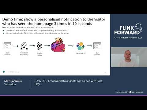 Only SQL: Empower data analysts end-to-end with Flink SQL