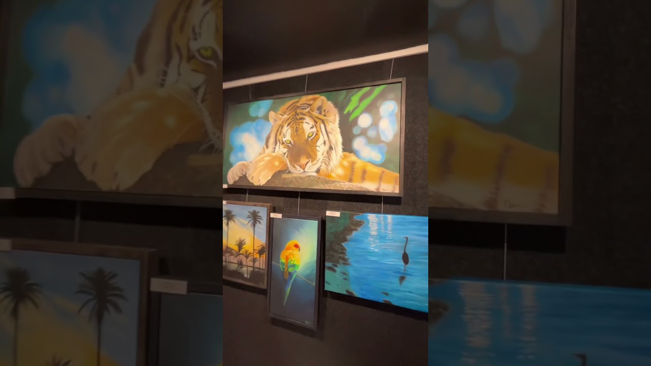 Walkthrough the gallery to see new artwork #art