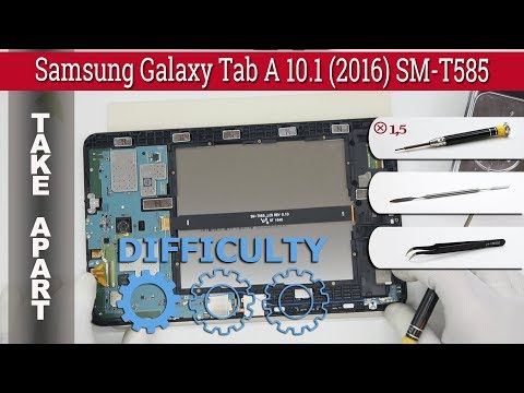 Wie kann man 📱 Samsung Galaxy Tab A 10.1 (2016) SM-T585 zerlegen