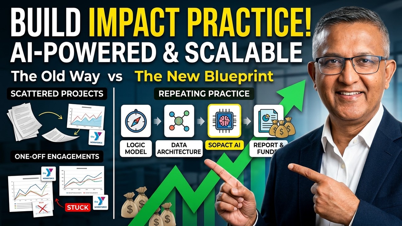 Social impact assessment masterclass — build an impact consulting practice with Sopact AI