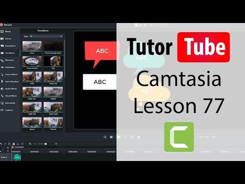 Camtasia Tutorial Lesson 1 Interface