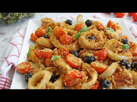 Gratinated Calamari Rings. Quick, Easy, and Crispy - Rita's Kitchen