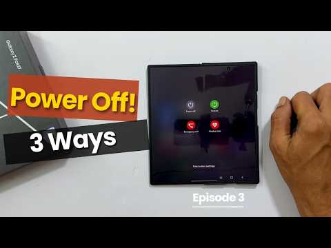 How to Turn Off Samsung Galaxy Z Fold 7 (3 Ways!) - Switch Off & Restart Guide
