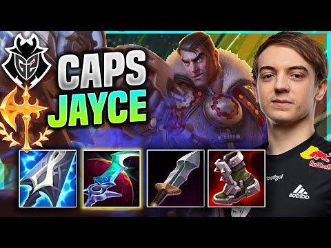 CAPS IS A MONSTER WITH JAYCE TOP! - G2 Caps Plays Jayce TOP vs Shen! | Season 11