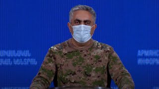 The briefing of Armenian Defense Ministry Representative Artsrun Hovhannisyan